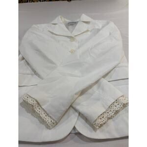 Dressed in White Blazer Size Medium